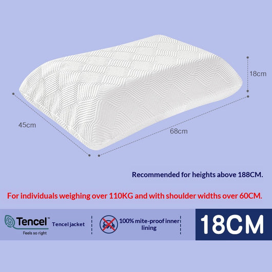 Almohada Ergonómica XL con Soporte de Hombro Reforzado - Image 4
