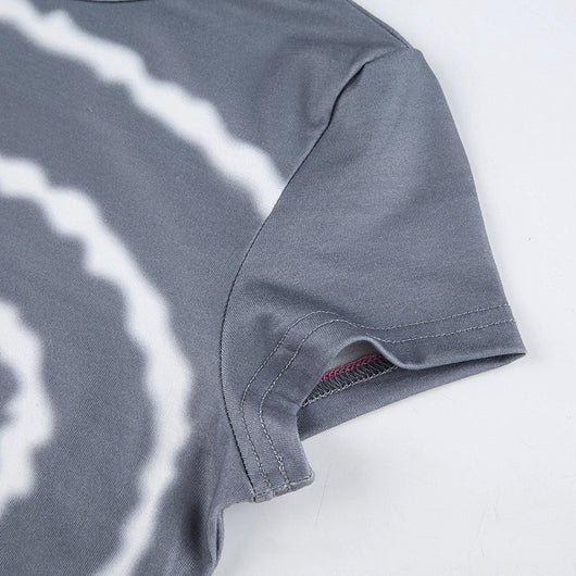 Blusa Estampada con Personalidad - Cuello Redondo Ajustado - Image 14