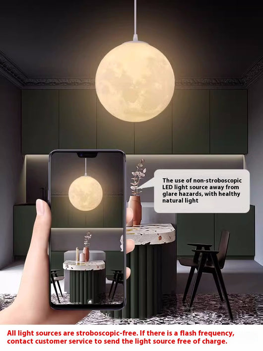 Lámpara de Techo Luna 3D - Luz Cálida para Dormitorio - Image 21