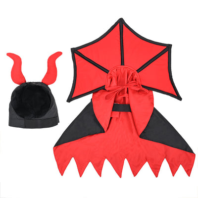 Disfraz de Vampiro para Mascotas con Capa y Sombrero - Image 4
