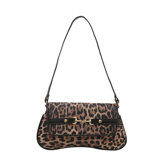 Bolso de Hombro Estampado Leopardo Lujo Ligero para Mujer - Image 9