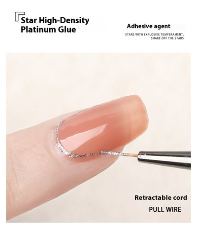 Pegamento UV de Alta Densidad Platinum para Uñas con Brillo Metálico - Image 9