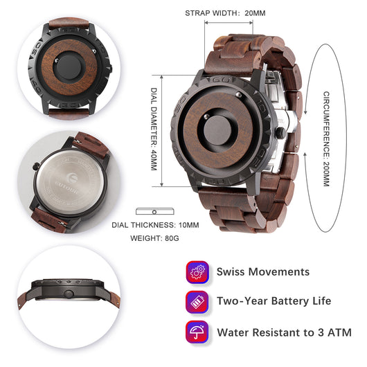 Reloj Personalizado para Hombre con Esfera Magnética - Image 7