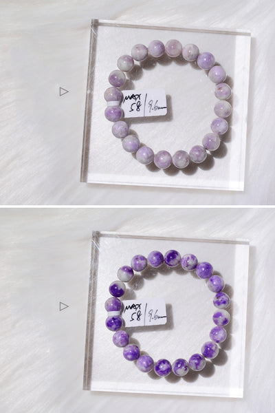 Pulsera de Sodalita Natural que Cambia a Púrpura con la Luz Solar - Image 17