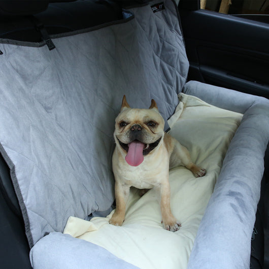 Cojín Doble para Auto - Cama Elevada Acolchada para Mascotas - Image 2