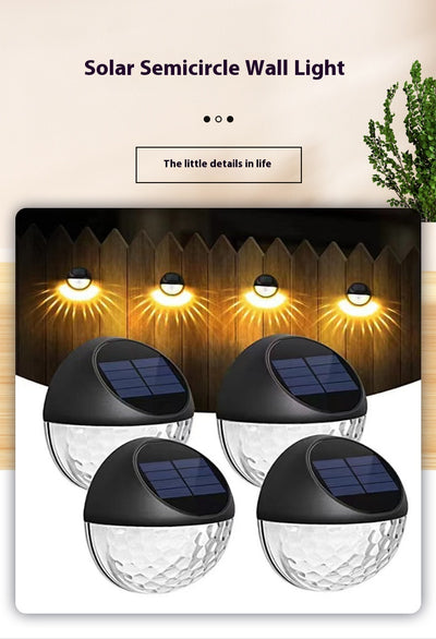 Lámpara Solar de Pared para Jardín - Luz Ambiental Impermeable para Terraza y Villa - Image 10