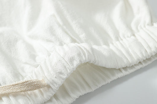 Pantalón Slim Coreano Hombre - Conjunto de 2 Piezas Algodón y Lino - Image 17