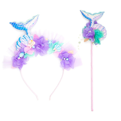 Diadema de Cola de Sirena Infantil con Accesorios Mágicos - Image 5