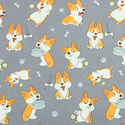 Tela de Algodón Nórdico Estampado Corgi - Image 6
