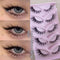 Pestañas Postizas Ahumadas Gruesas Estilo Fox - Maquillaje Europeo y Americano