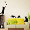 Adhesivos Decorativos de Gatos para Pared