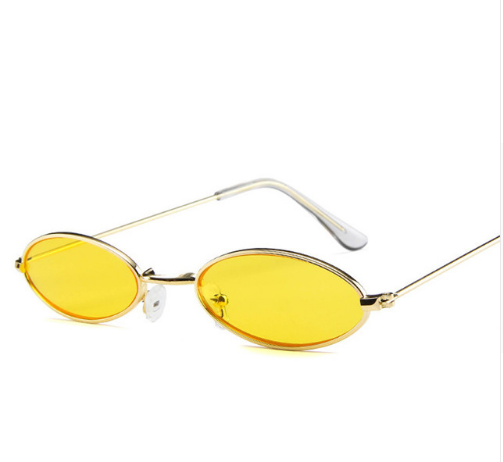 Gafas de Sol Metálicas Marco Pequeño Estilo Elíptico - Unisex - Image 9