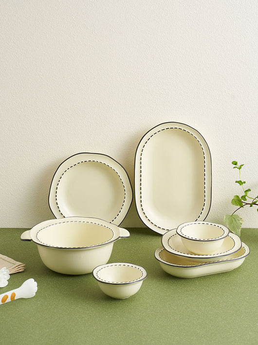 Tazón de Cerámica Blanca Premium para Mesa Moderna - Image 6