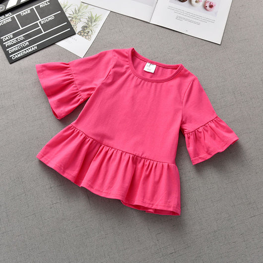 Playera Infantil con Volantes en Mangas - Ideal para Verano - Image 15