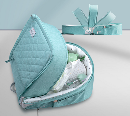 Cuna Portátil Plegable con Protección Antipreisón - Image 3