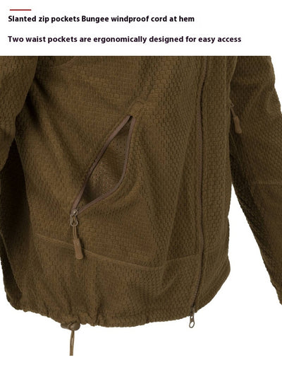 Chaqueta Polar de Forro Exterior para Hombre - Cardigan Térmico - Image 17