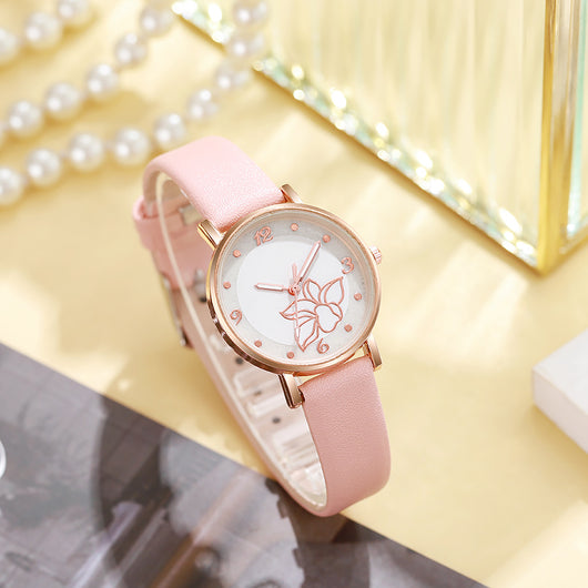 Reloj Digital de Esfera Blanca Clásico