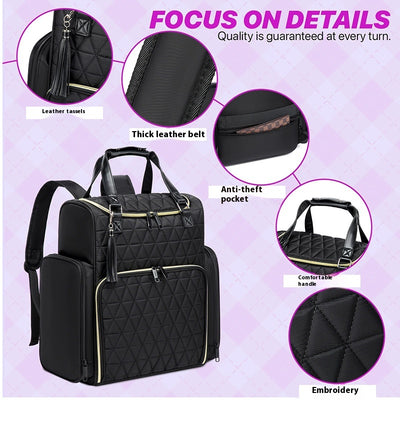 Bolsa Organizadora de Esmaltes de Uñas de Doble Compartimento - Image 12
