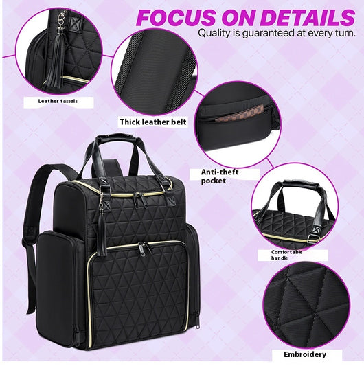 Bolsa Organizadora de Esmaltes de Uñas de Doble Compartimento - Image 12