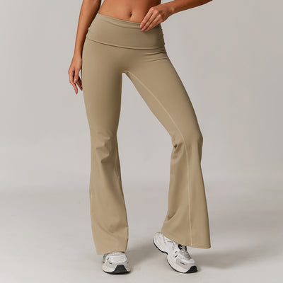 Pantalones Yoga Cintura Alta Plegables para Mujer - Image 11