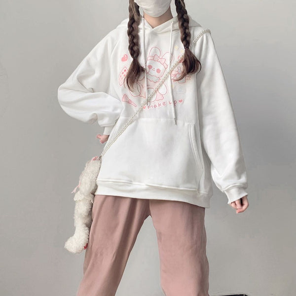 Sudadera con Capucha Mujer Talla Grande Terciopelo Acolchado