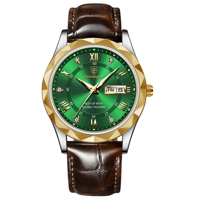 Reloj de Pulsera de Cuarzo Luxury para Hombre con Correa de Cuero - Image 20
