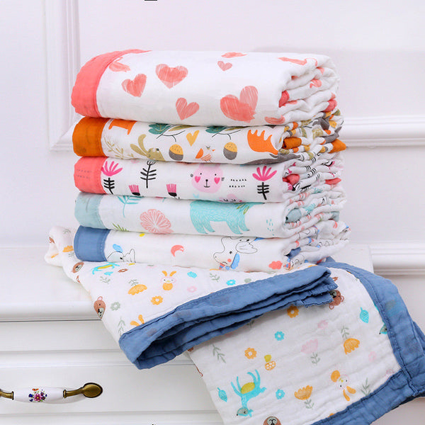 Toalla de Baño Gauza Algodón 6 Capas para Bebé