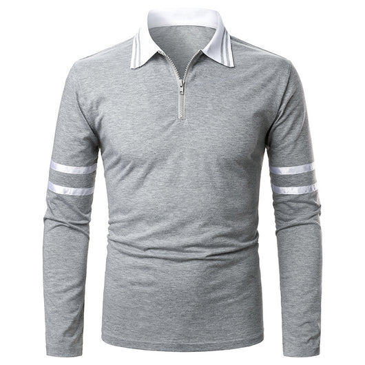 Polo Clásico para Hombre con Detalle de Cinta en Mangas - Image 10