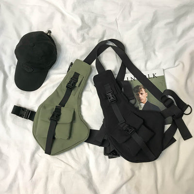Bolsa Bandolera Hip-hop Coreana para Hombre - Image 14