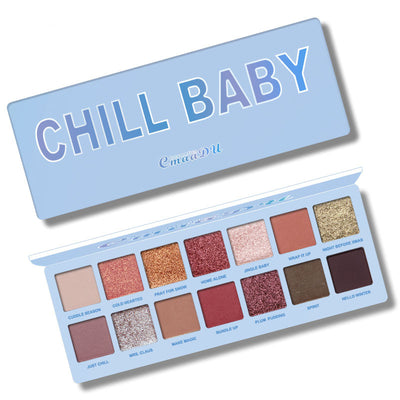 Paleta de Sombras Glitter Mate y Metálico Resistente al Agua 14 Colores - Image 10
