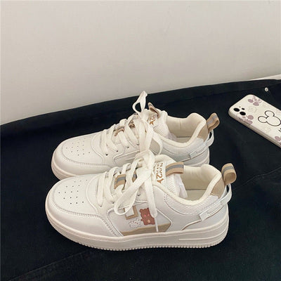 Tenis Blanco Kawaii Estilo Japonés con Suela Gruesa - Image 16