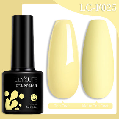 Set de Pegamento para Uñas con Brillo de Color Sólido - Image 60