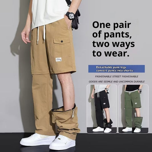 Overol Desmontable Estilo Americano para Hombre, 2 en 1 - Image 2