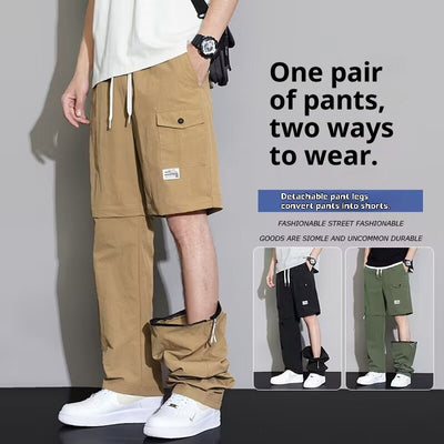 Overol Desmontable Estilo Americano para Hombre, 2 en 1 - Image 2