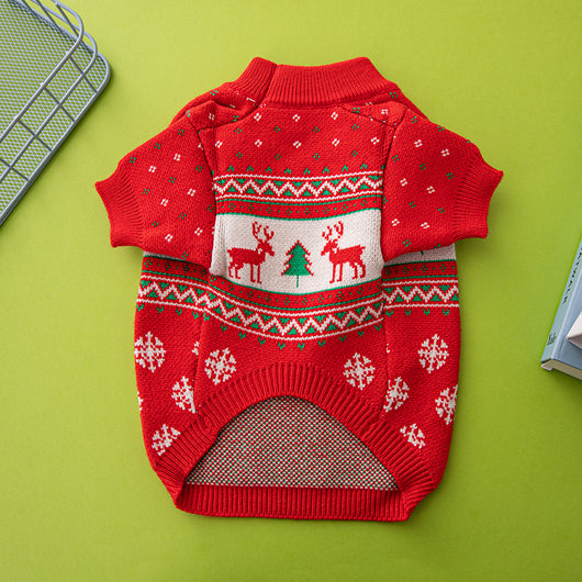 Suéter Navideño para Perros con Diseño de Reno - Image 11