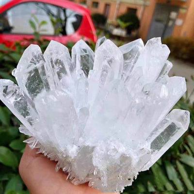 Racimos de Cristal Blanco Natural - Especímenes de Minerales Auténticos - Image 4