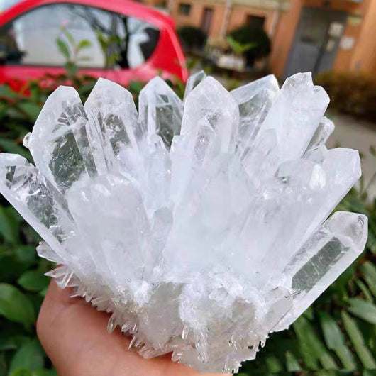 Racimos de Cristal Blanco Natural - Especímenes de Minerales Auténticos - Image 4