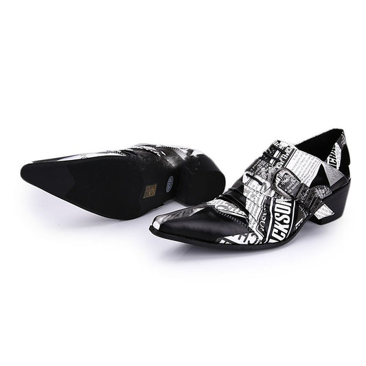 Zapatos Casuales de Cuero con Cordones y Plantilla Transpirable para Hombre - Image 2