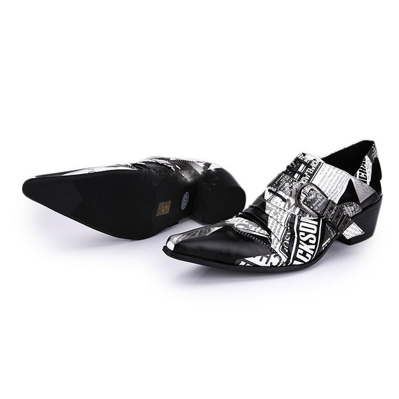Zapatos Casuales de Cuero con Cordones y Plantilla Transpirable para Hombre