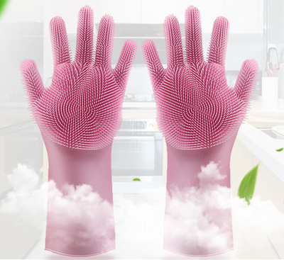 Guantes de Limpieza Resistentes al Calor con Cepillo de Silicona - Image 28