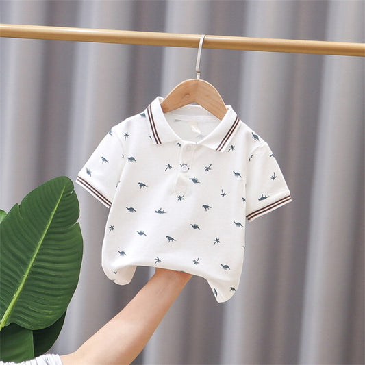 Polo Infantil de Manga Corta para Niños