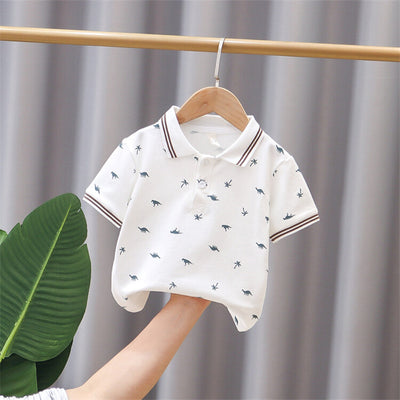 Polo Infantil de Manga Corta para Niños