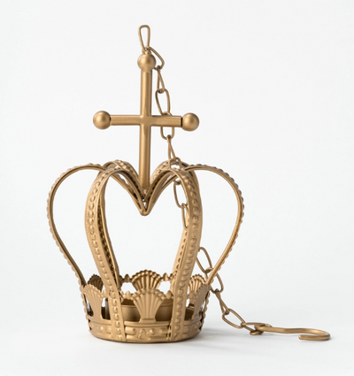 Candelabro de Corona Dorada para Bodas y Decoración del Hogar