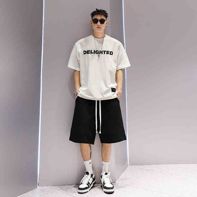 Camiseta Manga Corta Versátil para Parejas - Diseño Casual Moderno - Image 11