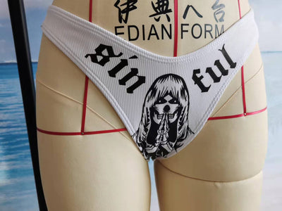 Bikini Realce Angel Demonio con Escote Pronunciado - Traje de Baño Dividido para Mujer - Image 11