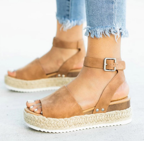 Sandalias de Cáñamo para Mujer con Suela Ligera y Cómoda - Image 24