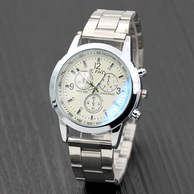 Reloj de Cuarzo para Hombre con Cristal Azul - Regalo de Moda Elegante - Image 14