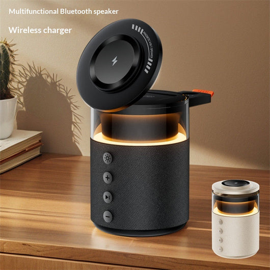 Cargador Inalámbrico con Parlante Bluetooth 2 en 1 - Regalo Perfecto - Image 3
