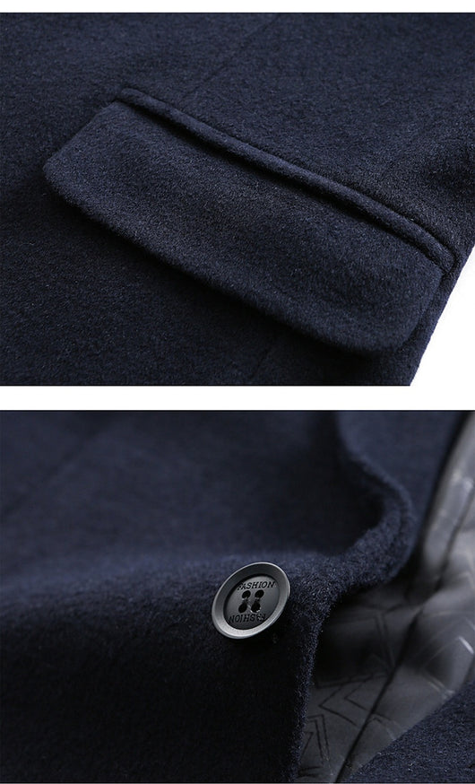 Traje de Lana Casual para Hombre - Otoño e Invierno - Image 21