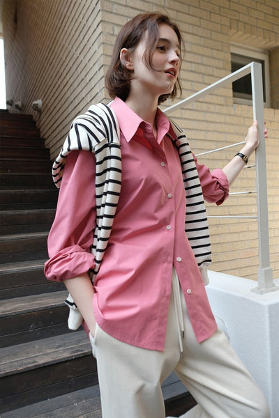 Camisa Suelta Casual para Mujer - Diseño Moderno y Versátil - Image 7
